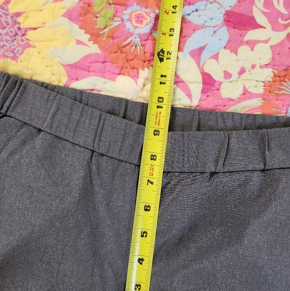 Eddie Bauer Gray Cropped Joggers Crop Pants Capri Activewear Summer Travel Xs - Picture 9 of 11